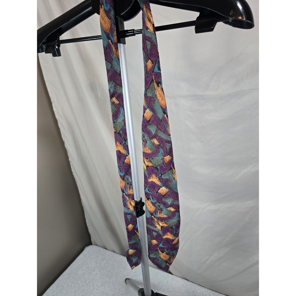 Vintage Golden House 100% Imported Silk Neck Tie Mens Made In The USA